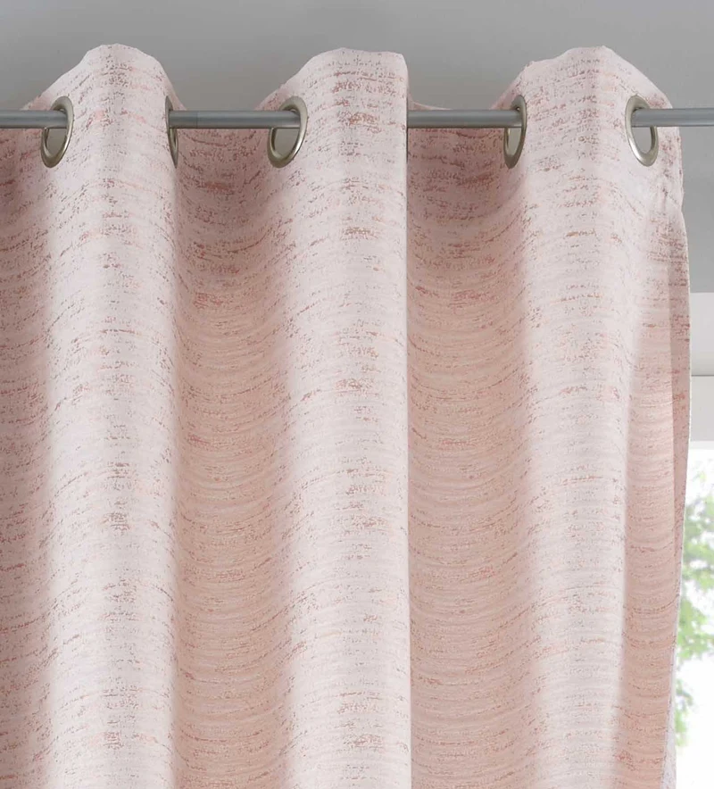 2er Set Vorhänge Ösen Schal Jacquard »Sivas« Blickdicht Gardine Edle Musterung 202073-2