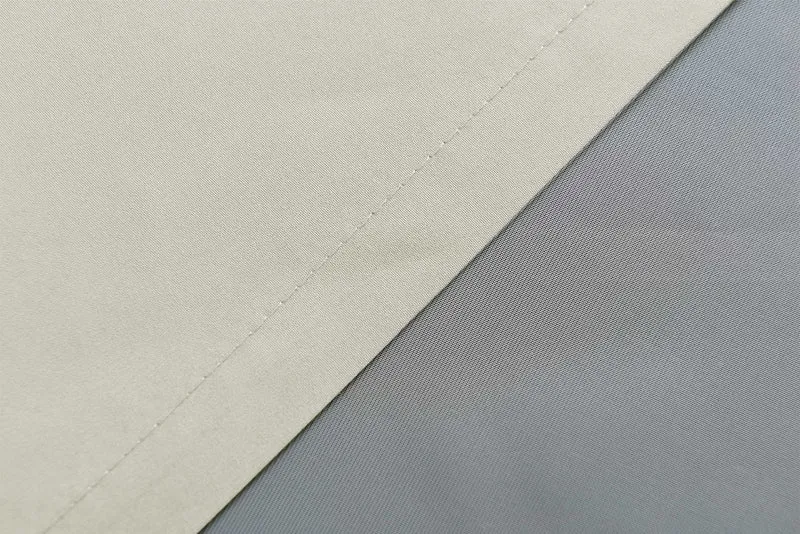 2er Set Vorhänge Schal Ösen »Berlin« Microsatin Lichtdurchlässig Uni Matt 20405N2