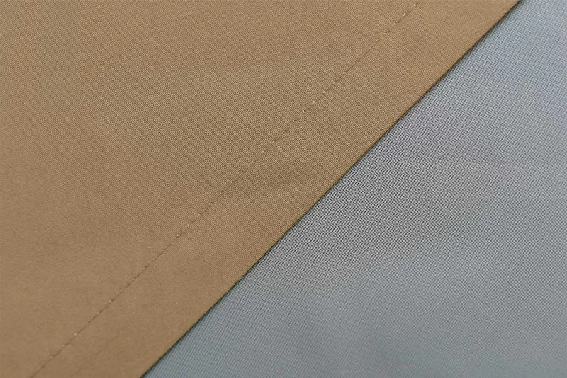 2er Set Vorhänge Schal Schlaufen »Berlin« Microsatin Lichtdurchlässig Kräuselband Uni Matt 20400N2