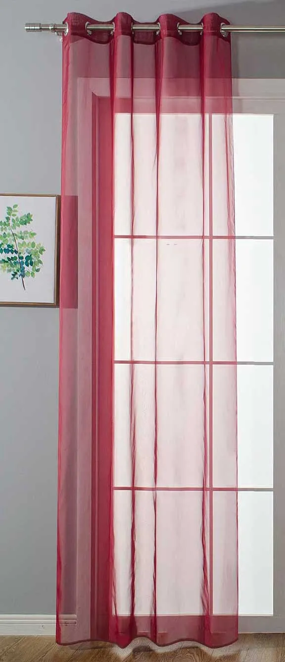 Ösenvorhang Transparent »Uni« Gardine Stores Vorhang Ösen Bleibandabschluß Wohnzimmer 20332-cn