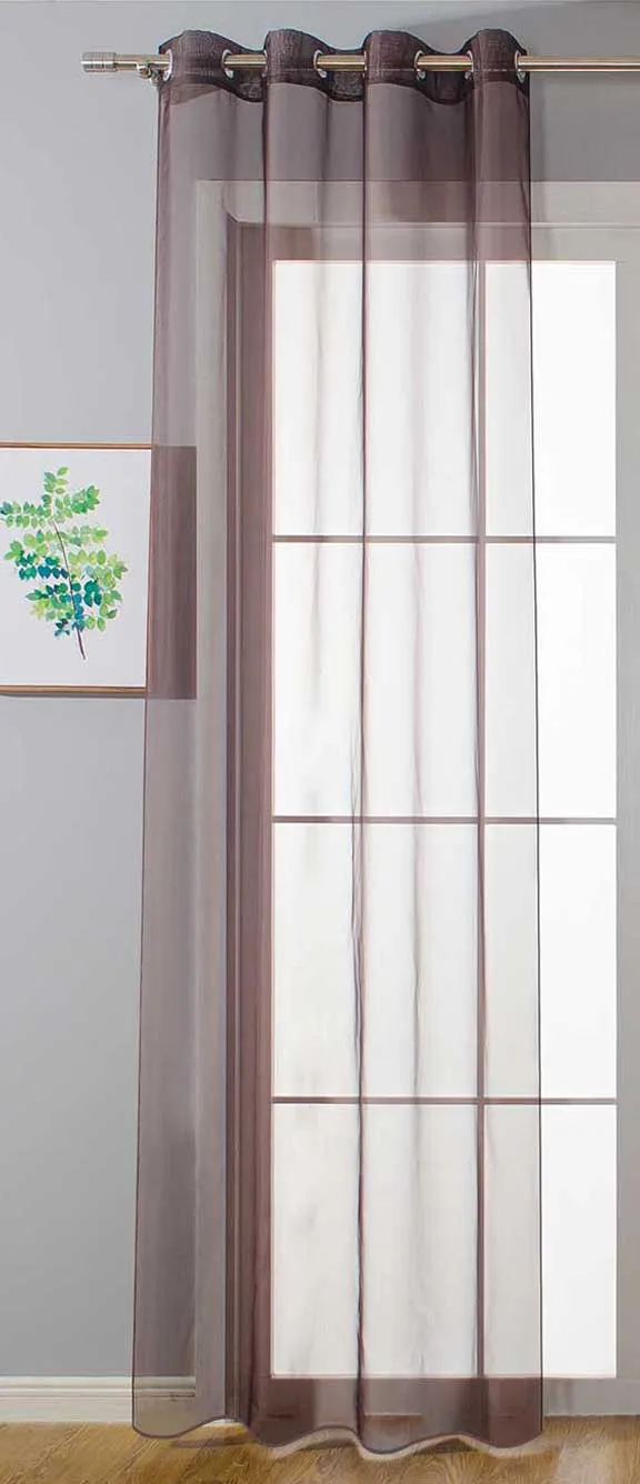 Ösenvorhang Transparent »Uni« Gardine Stores Vorhang Ösen Bleibandabschluß Wohnzimmer 20332-cn