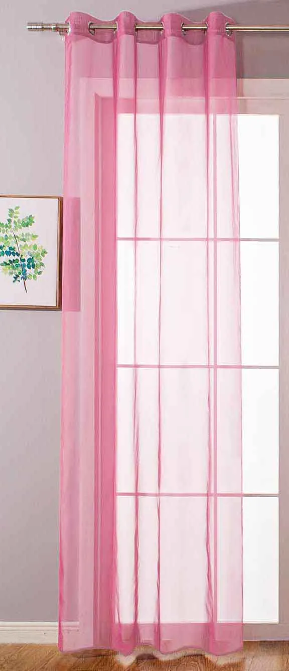 Ösenvorhang Transparent »Uni« Gardine Stores Vorhang Ösen Bleibandabschluß Wohnzimmer 20332-cn