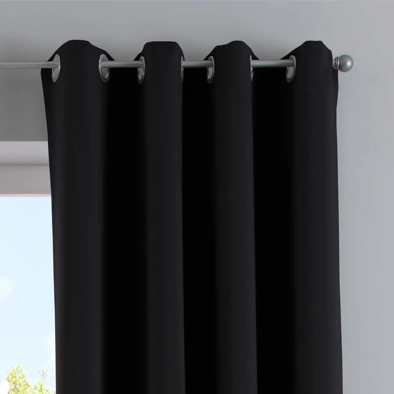 Vorhänge Blickdicht »NewYork« 2er-Pack Thermo-Gardinen Verdunkelungsvorhang Blackout Ösen schalldämmend UV-Schutz Raffhalter 201920600-2