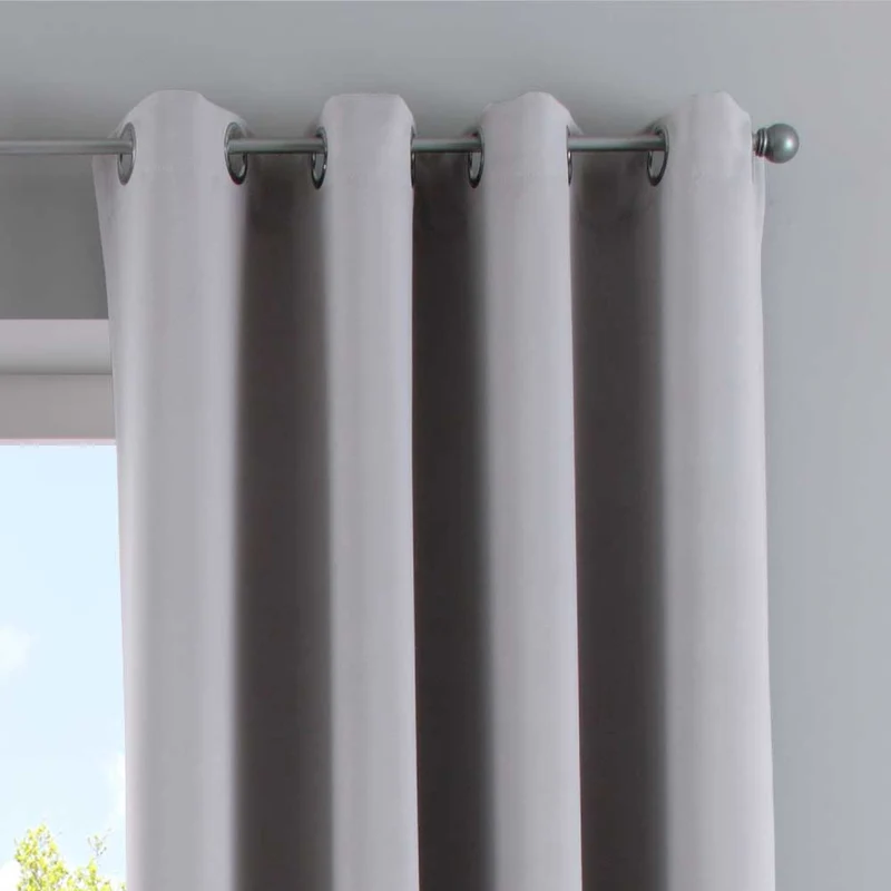 Vorhänge Blickdicht »NewYork« 2er-Pack Thermo-Gardinen Verdunkelungsvorhang Blackout Ösen schalldämmend UV-Schutz Raffhalter 201920600-2