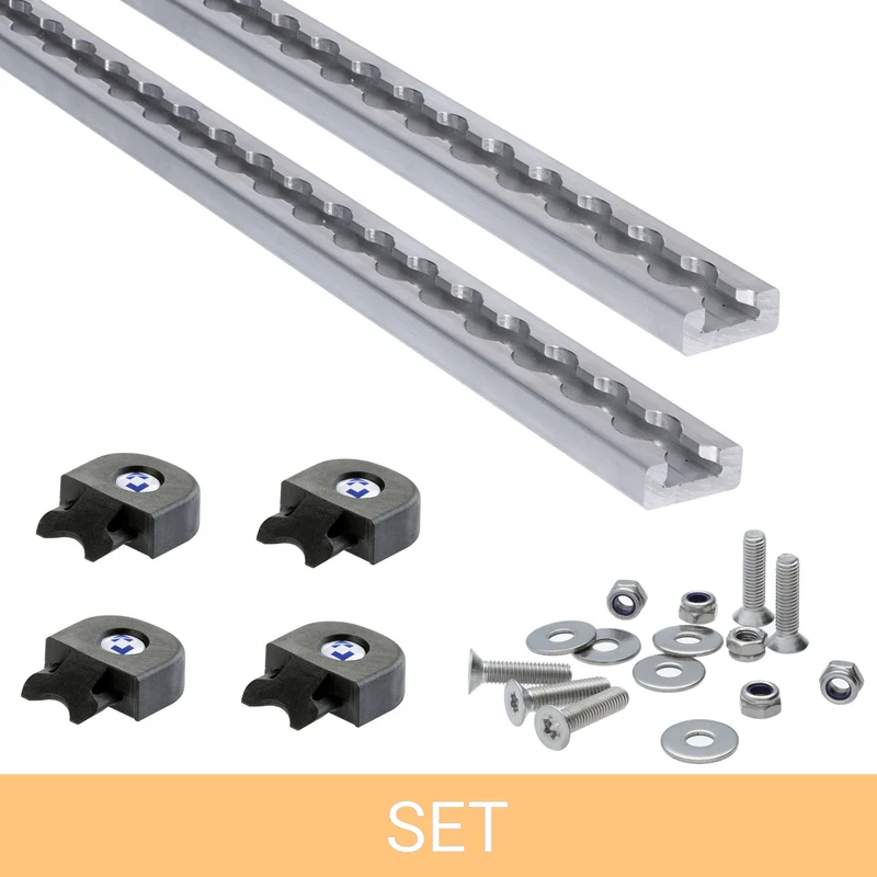 Airlineschienen-Set Jeep Wrangler JK JL JKU JLU Hardtop