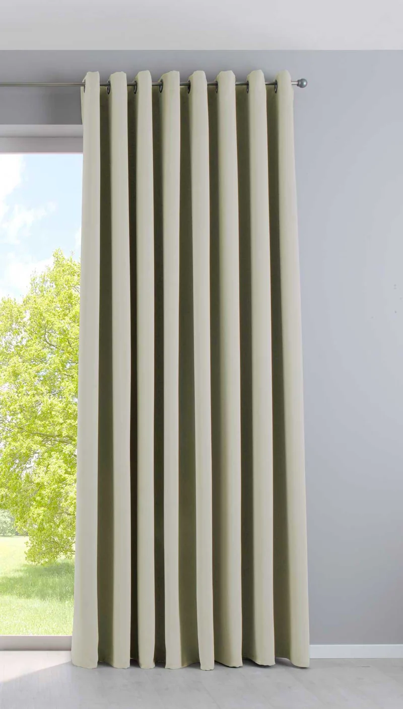 Vorhang Blickdicht »NewYork« 1er-Pack Thermo-Gardine Verdunkelungsvorhang Blackout Ösen schalldämmend UV-Schutz Raffhalter 201920600