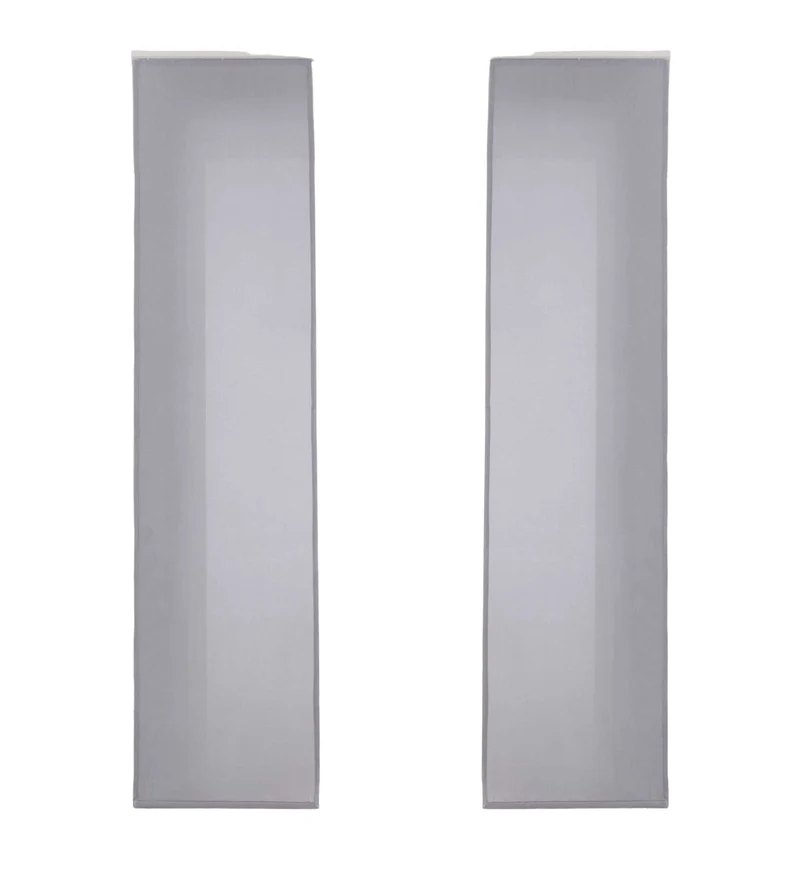 2er Pack Flächenvorhänge Schiebegardinen »PALERMO« komplett Set Cationic blickdicht Leinen Optik natura seidenmatt Landhaus Stil 204411-2