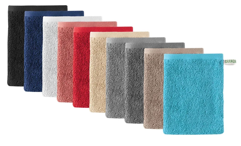 10er Set 2 Waschhandschuhe 15x20 cm 2 Gästetücher 30x50 4 Handtücher 50x100 cm 2 Badetücher BxL 70x140 cm »Montreal« 100% Bio Baumwolle 2020100-1-2-3-10er