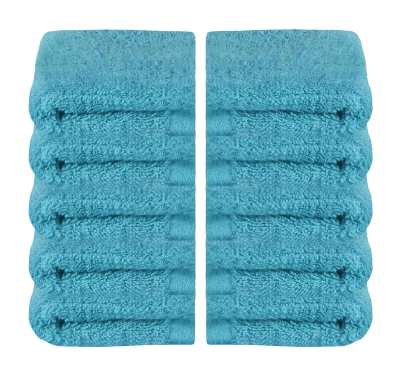 10er Set Waschhandschuhe Frottee Premium Qualität »Montreal« 500 g/m² 100% Bio Baumwolle Kuschelig Made in Green 2020100-10