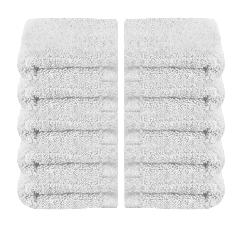 10er Set Waschhandschuhe Frottee Premium Qualität »Montreal« 500 g/m² 100% Bio Baumwolle Kuschelig Made in Green 2020100-10