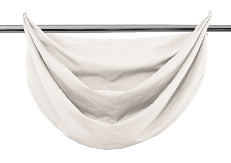Vorhang Set Schal Ösen Microsatin Segeltuch Querbehang lichtdurchlässig Deko Wohnzimmer 20405S4