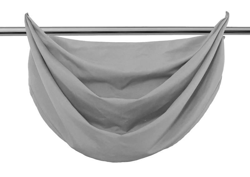 Vorhang Set Schal Ösen Microsatin Segeltuch Querbehang lichtdurchlässig Deko Wohnzimmer 20405S4