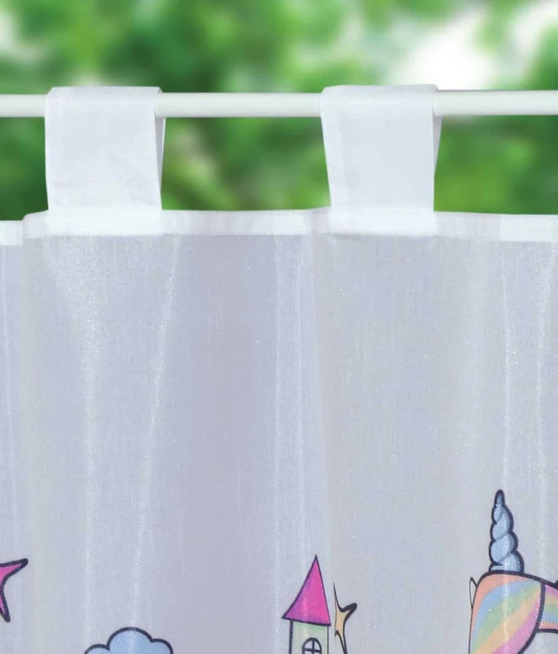 Scheibengardine Voile »Ulm« Ausbrenner Bedruckt Sichtschutz Transparent Küchenfenster 202071