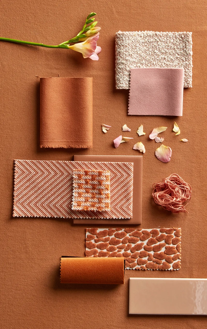 Cotton Linen - rust