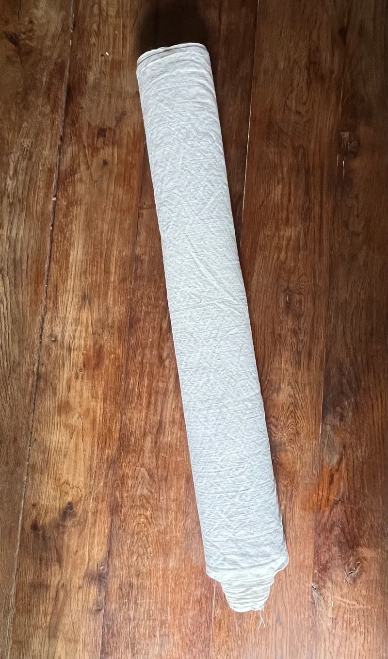 7 x 0,88 Meter handgewebtes Leinen um 1930 - 1,6 Kilo