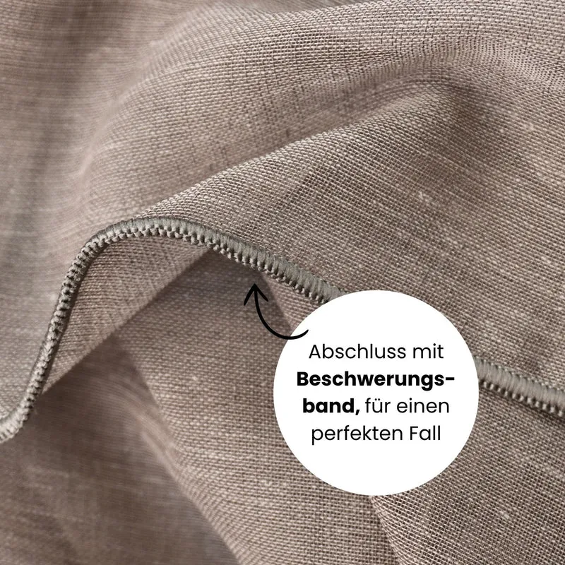 Tagesvorhang PAX - taupe - Kostenloses Stoffmuster