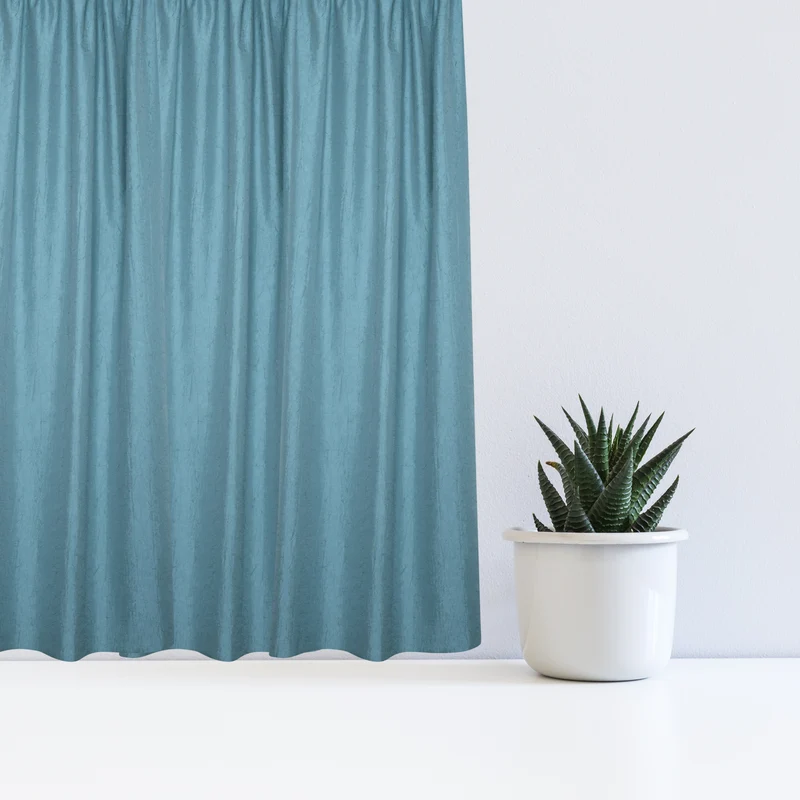 Nachtvorhang TILL - helltürkis - Kostenloses Stoffmuster