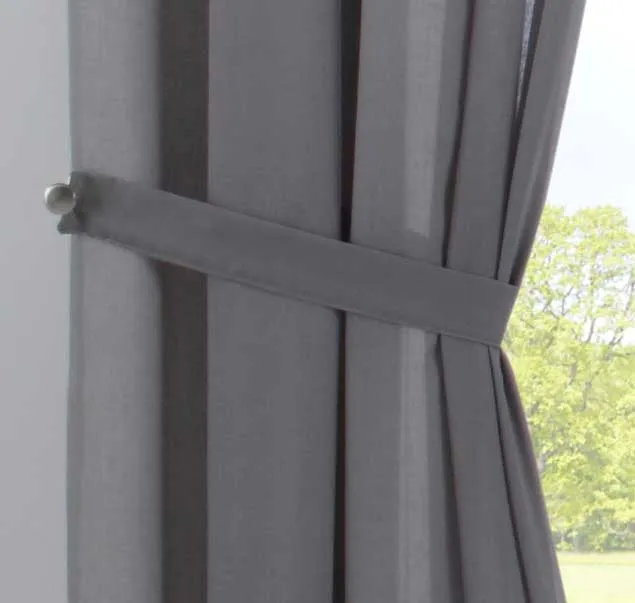 2er Set Gardinen »Nizza« Baumwoll-Voile Halbvoile Transparent Stores mit Gardinenband und Tuneldurchzug 2019031-2
