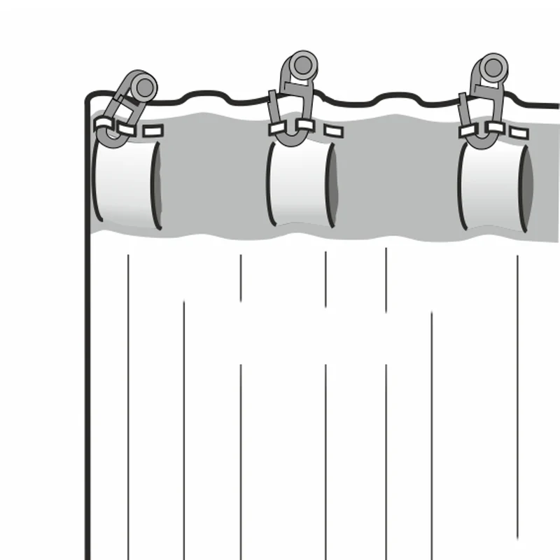 Fertigschal verdeckte Schlaufen "Katharina" - Dekoschal von Albani