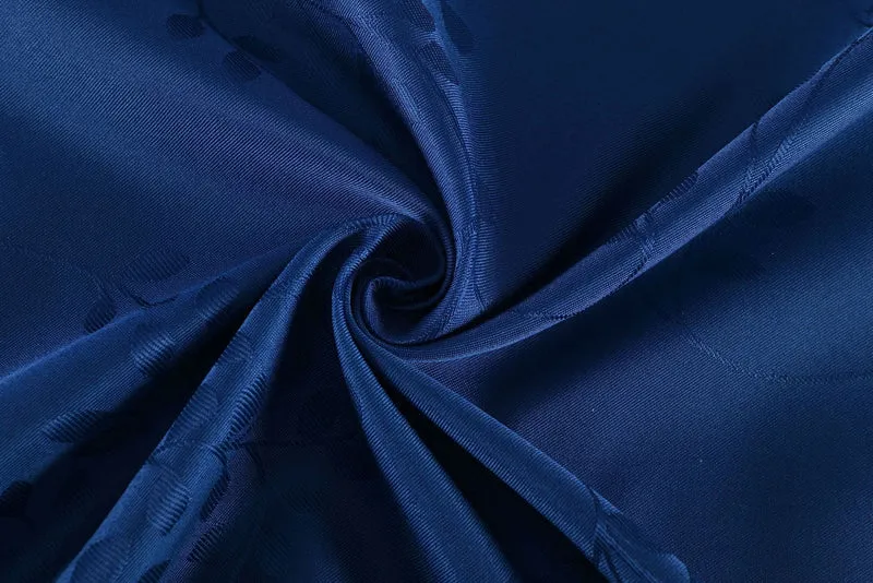 Yasmin Damast Gardinen Set, 5 Teile, eingenähtes Kräuselband bewährte Jacquard Qualität, blickdicht 20107
