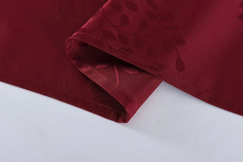 Yasmin Damast Gardinen Set, 5 Teile, eingenähtes Kräuselband bewährte Jacquard Qualität, blickdicht 20107