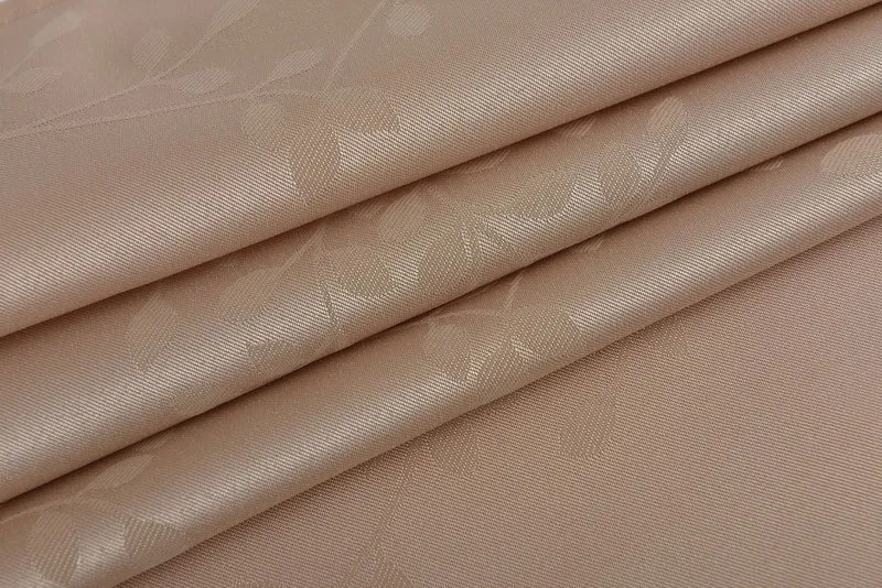 Yasmin Damast Gardinen Set, 5 Teile, eingenähtes Kräuselband bewährte Jacquard Qualität, blickdicht 20107
