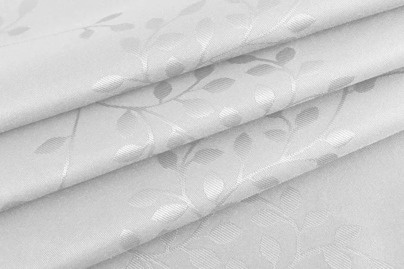 Yasmin Damast Gardinen Set, 5 Teile, eingenähtes Kräuselband bewährte Jacquard Qualität, blickdicht 20107