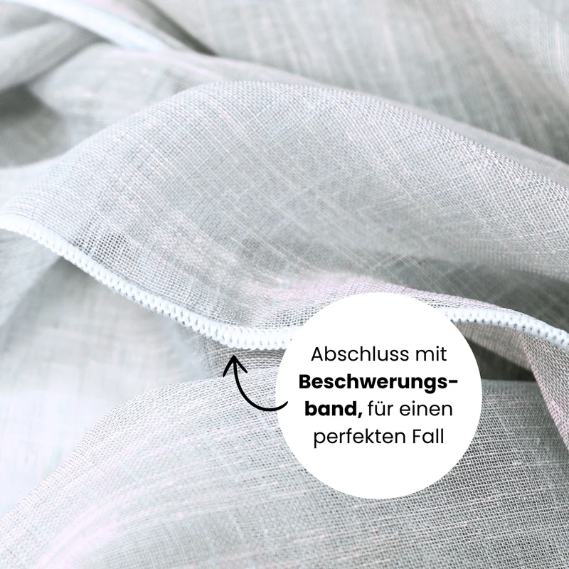 Tagesvorhang PAX - hellblau - Kostenloses Stoffmuster