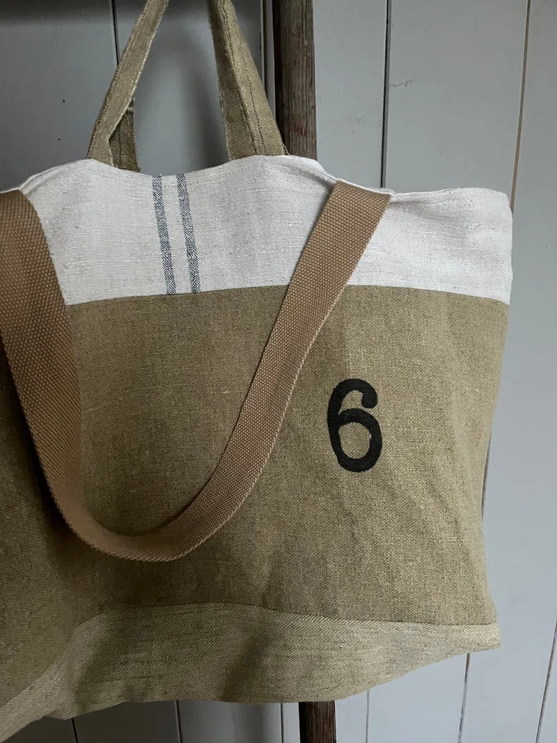 La Poste: Tasche aus altem französischem Postsack