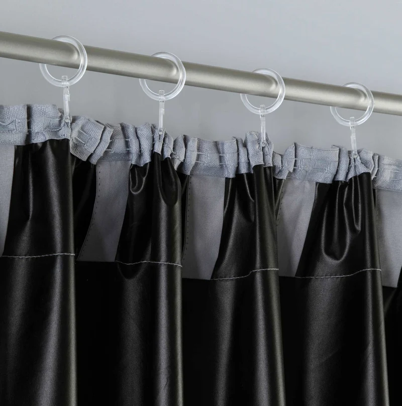 Outdoor Verdunklung Vorhang »DARK« 100% Blickdicht Schlaufen Kräuselband Raffhalter Softshell Material Lichtundurchlässig 10000350