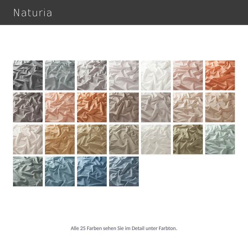 Naturia – halbtransparenter Vorhang nach Maß in moderner natürlicher Leinenoptik