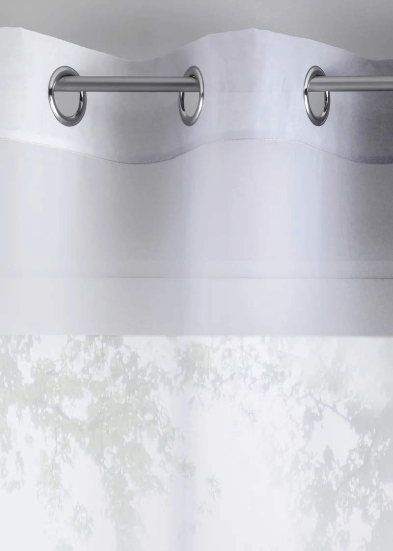2er Pack Gardinen Vertikal Farbverlauf Druck Transparent »Modena« mit Ösen und Raffhalter, Vorhang, Dekoschal 10000183