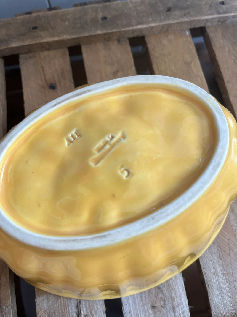 Große und alte Puddingform aus Frankreich