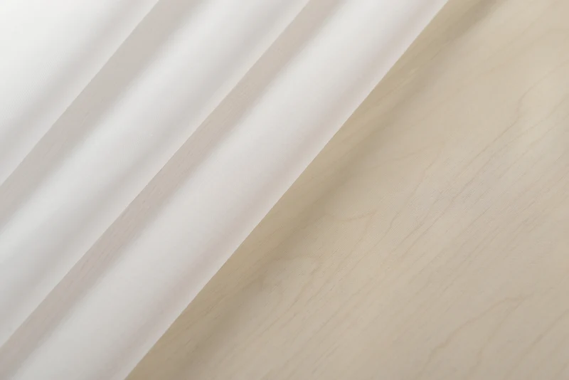 2er-Pack Ösen Gardinen Transparent Vorhang Set Wohnzimmer Voile Ösenvorhang Bleibandabschluß 203322