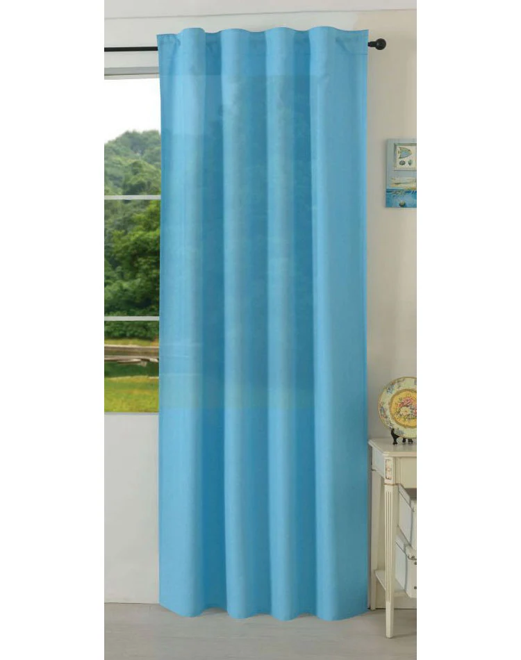 Vorhang Schal verdeckte Schlaufen >>Cationic<< blickdicht Leinen Optik natura seidenmatt (HxB) Landhaus Stil 20440