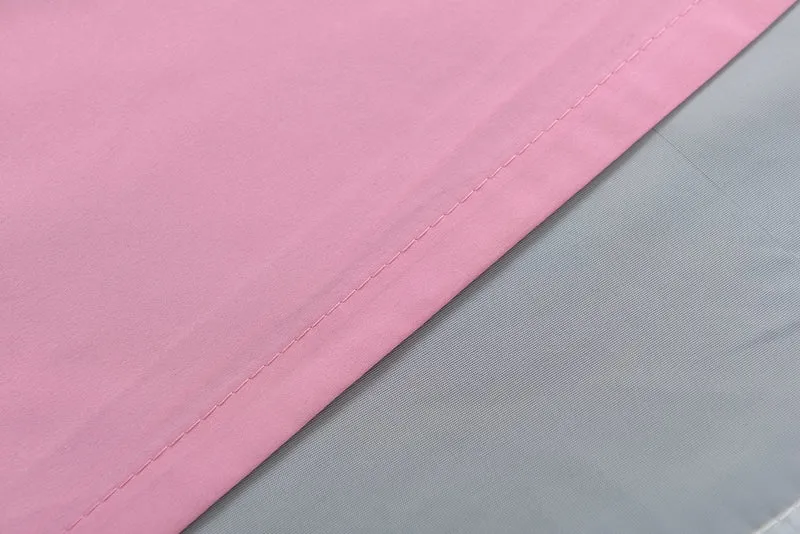 Doppel Raffrollo Palma Microsatin matt Voile Faltgardinen Faltrollo Schlaufenrollo mit Universalgardinenband 20410