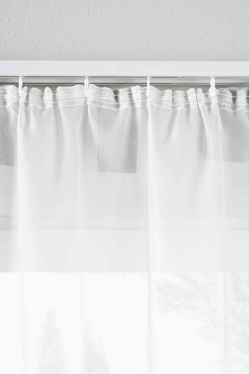 2er Set Satin Verdunkelung Vorhänge Emboss Reliefprägung bemustert Vorhang Gardine 20370-380