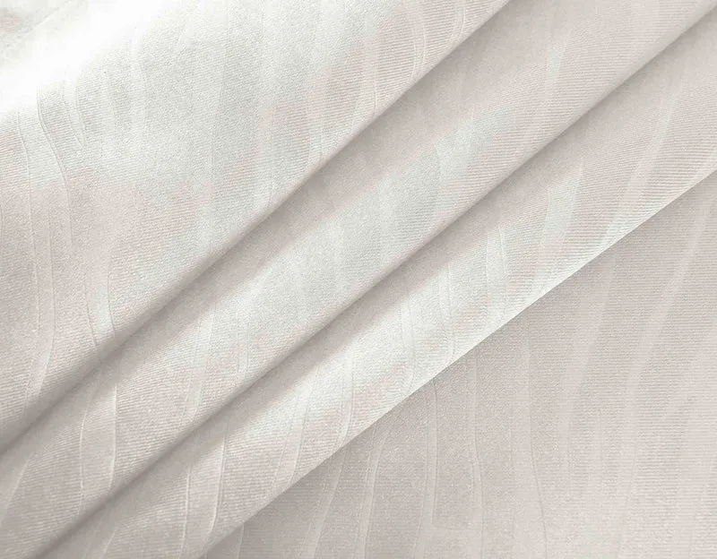 2er Set Satin Verdunkelung Vorhänge Emboss Reliefprägung bemustert Vorhang Gardine 20370-380