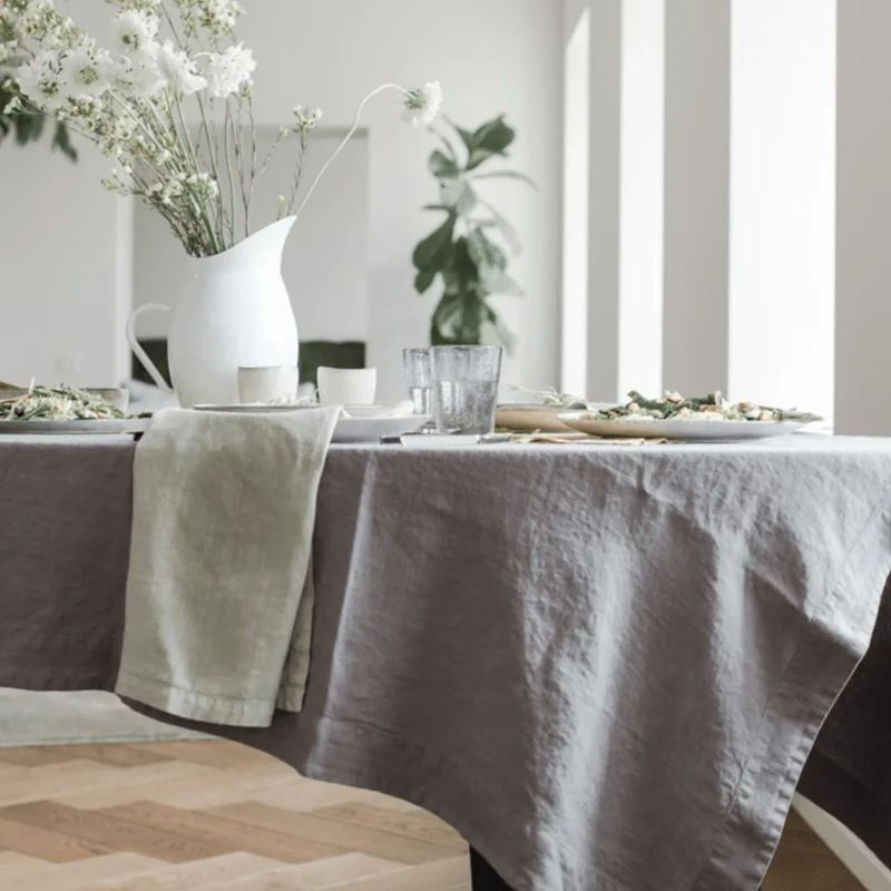 Leinen-Tischdecke