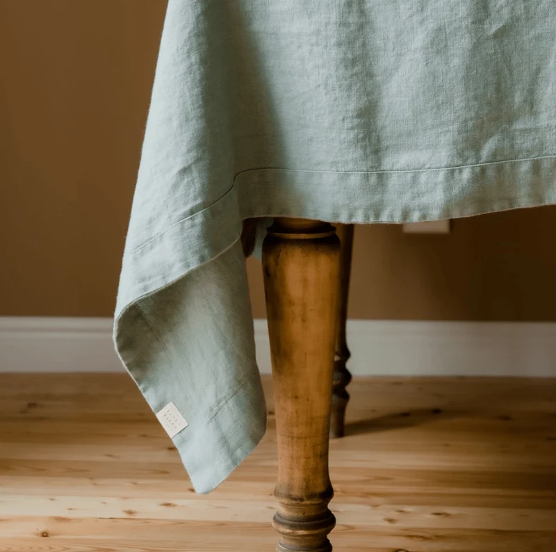 Leinen-Tischdecke