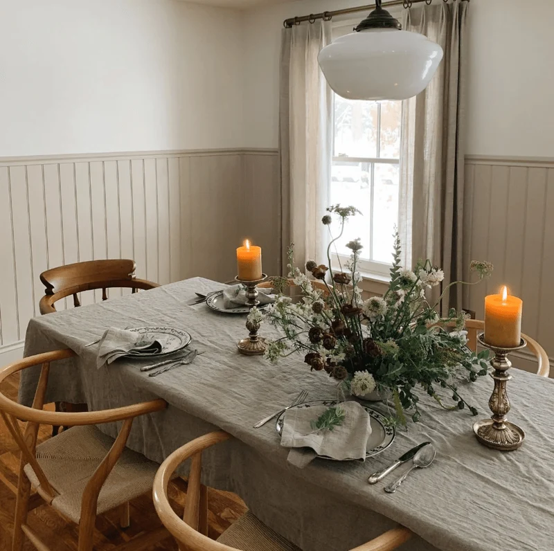 Leinen-Tischdecke