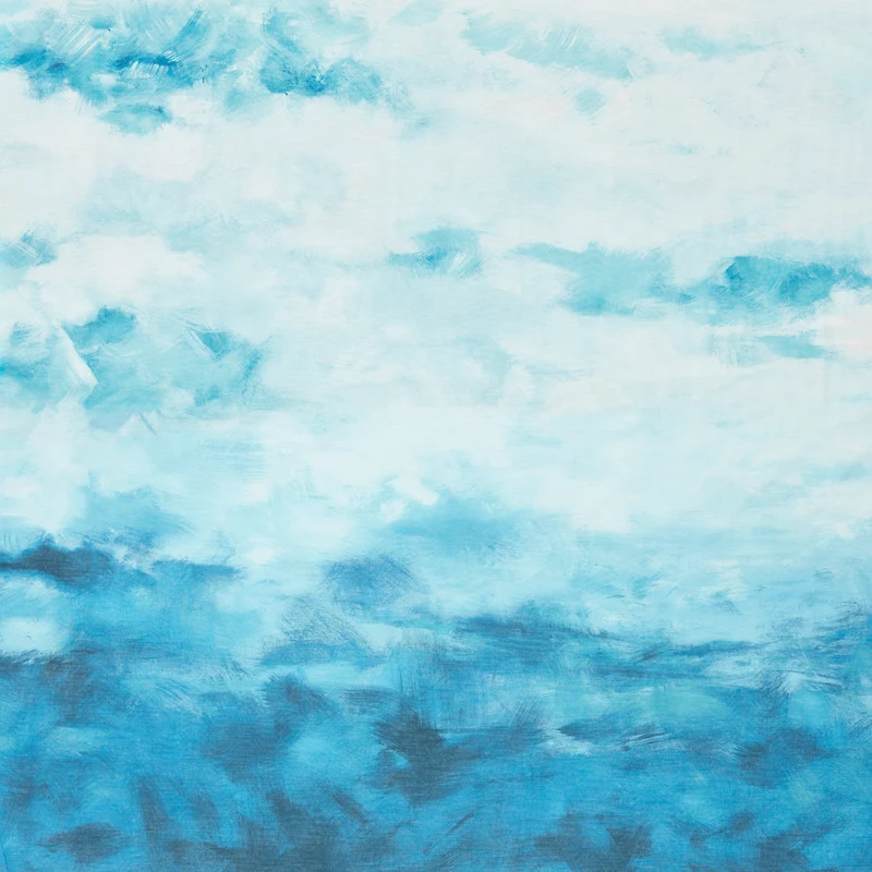 Gardinenstoff African Horizon - azure 292 cm