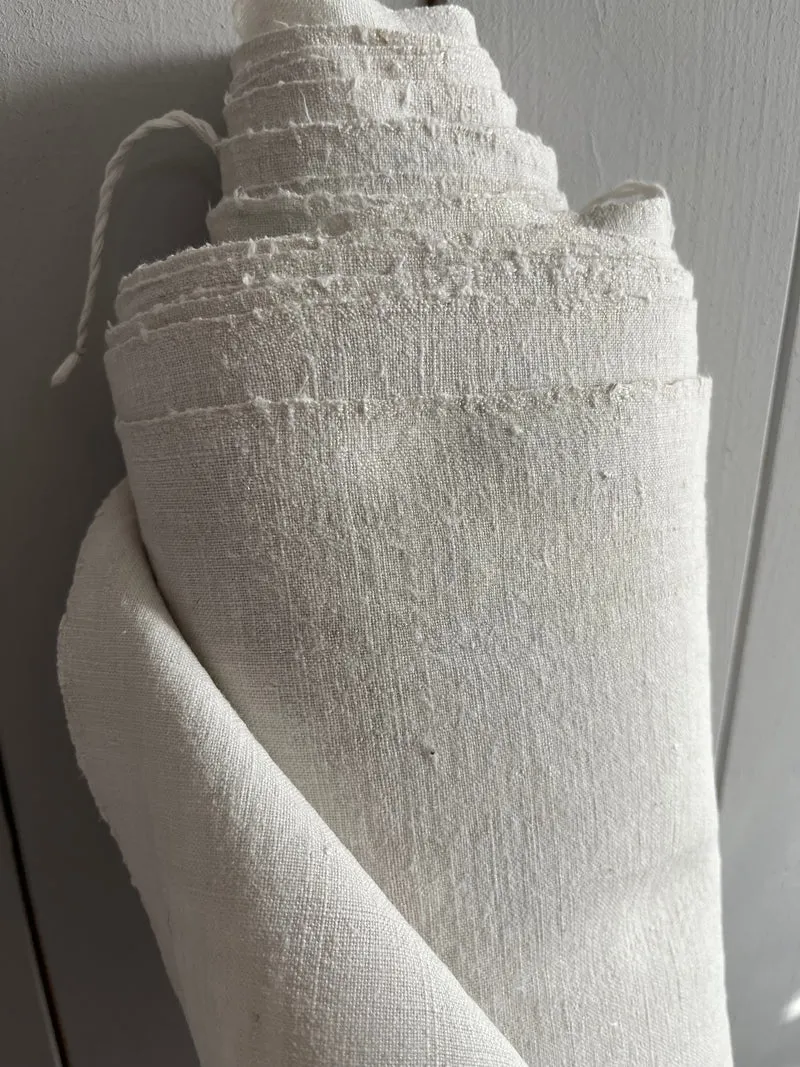 Feines, seltenes Leinen von 1890 - 5 x 0,72 Meter sauber