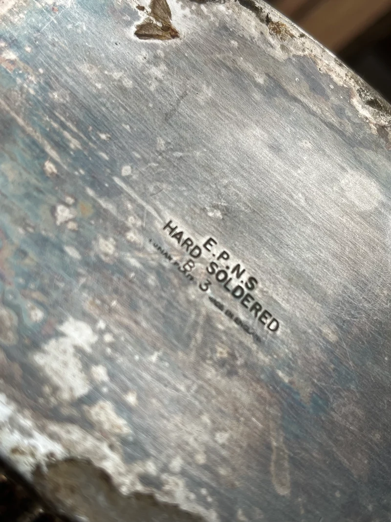 Alte englische Teekanne silverplate Klassiker