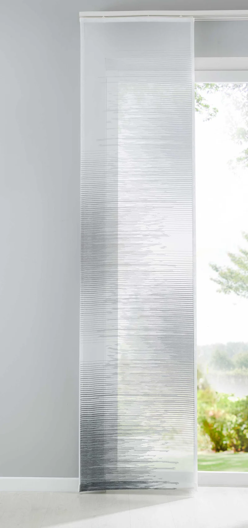Flächenvorhang Istanbul Farbverlauf transparent Schiebegardine Raumteiler Voile Jacquard 10000147