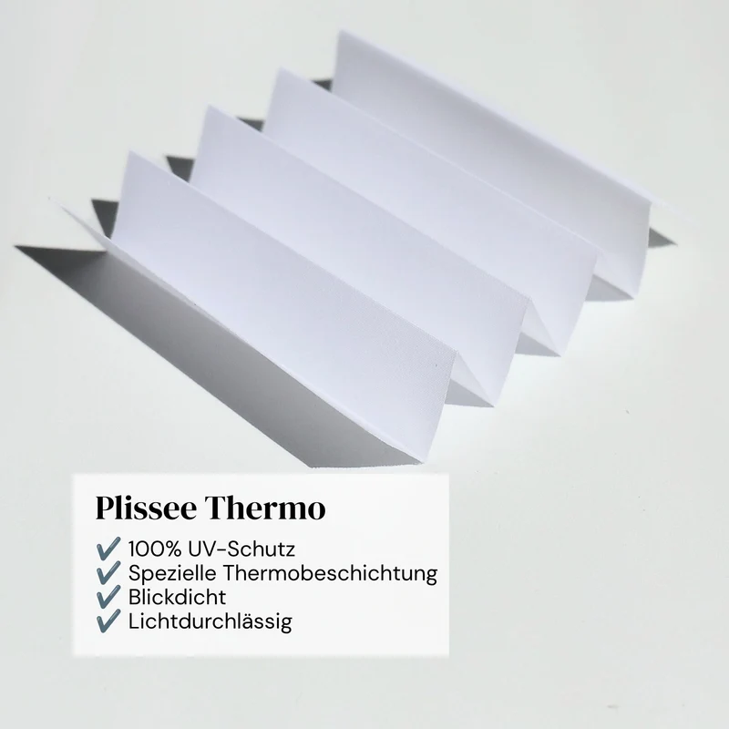 Plissee Thermo