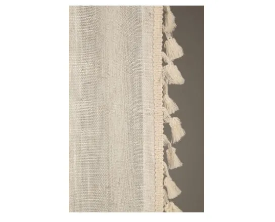 Fertigschal verdeckte Schlaufen "Tano" 245x135 cm beige von Albani