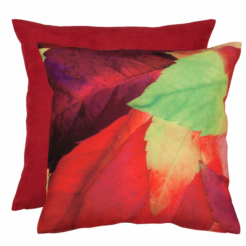 Kissenhülle Herbstlaub 50x50cm - Digitaldruck Zierkissen Albani