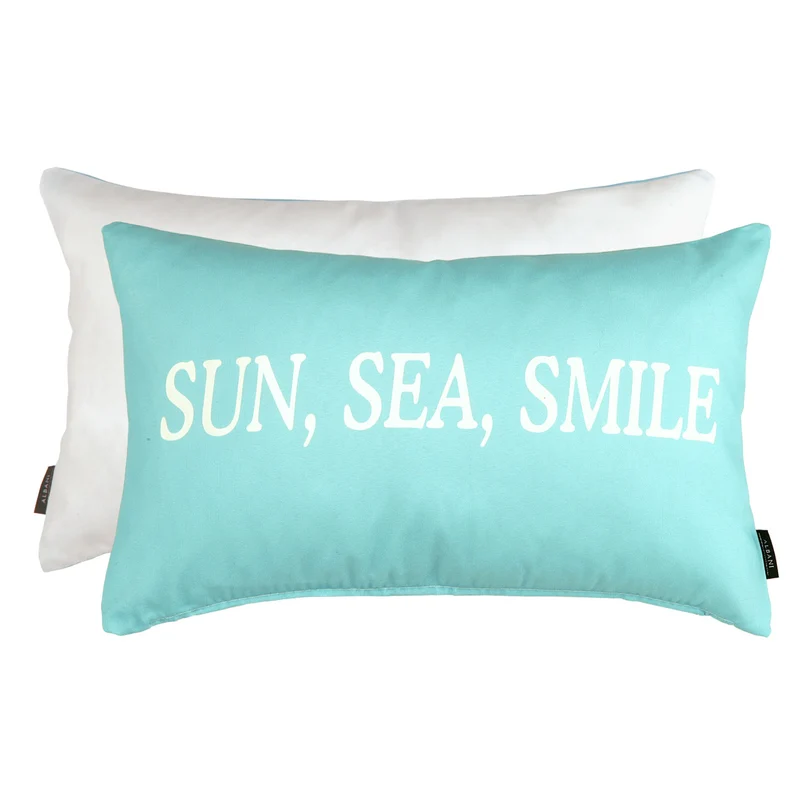 Kissenhülle Sun, Sea, Smile - Urlaubsfeeling für Ihr Zuhause