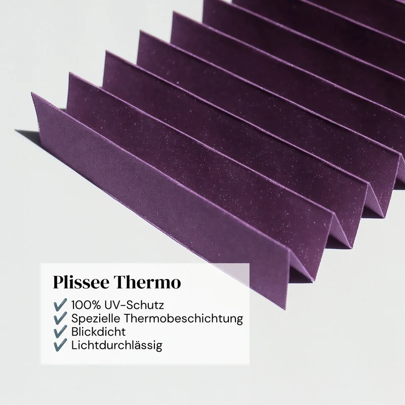 Plissee Thermo